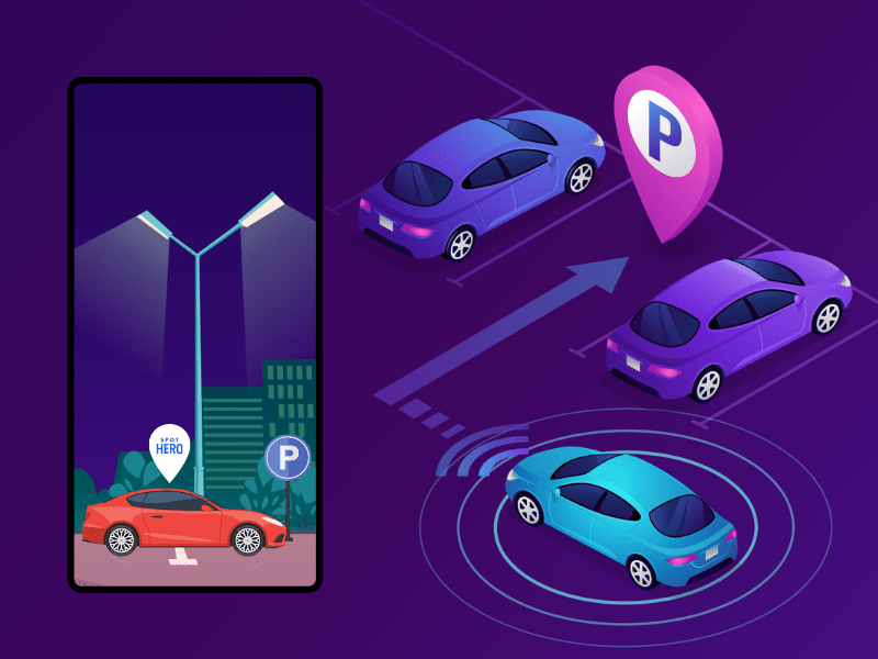 parking app development like SpotHero